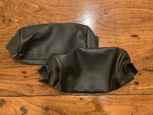 Piper J3 Cub, Custom Made Leather Bungee Covers, Quick on and Off, Nice!!!